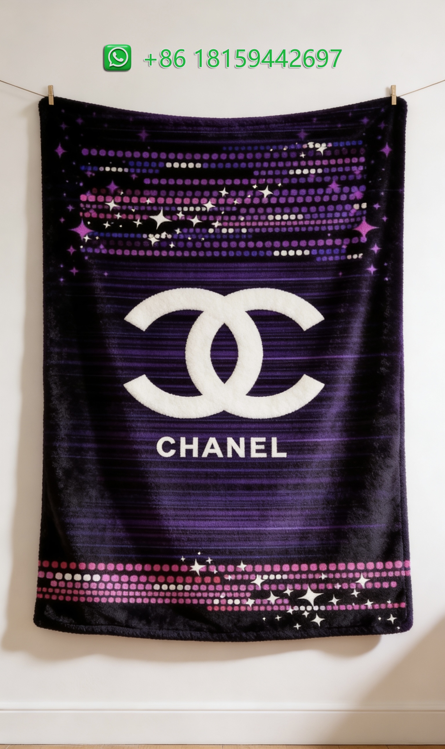 Chanel Throw Blankets